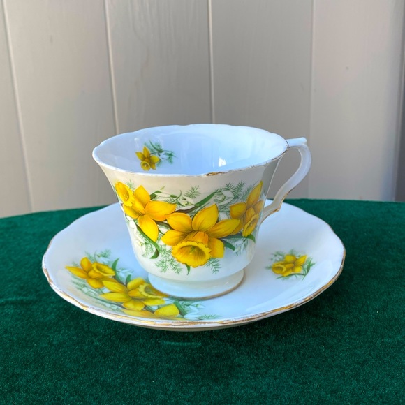Other - Royal Kent Daffodil Tea Cup and Saucer Bone China